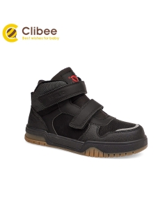 PL-KC800 Leather Cotton-Padded Shoes 31-36 12/Single-color Box PU+TPR